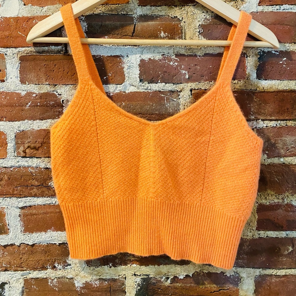 Anthropologie Cashmere Cropped Tank